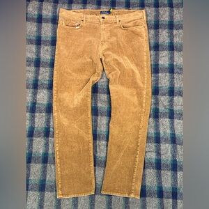 Casual Tan Corduroy Trousers